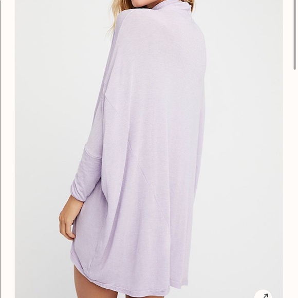 We the Free Terry Tee in Lilac - Picture 7 of 8